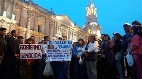 Arequipa Continúan Protestas Contra Proyecto Tía María Rpp Noticias