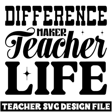 Premium Vector Teacher Svg Design And Digital Download