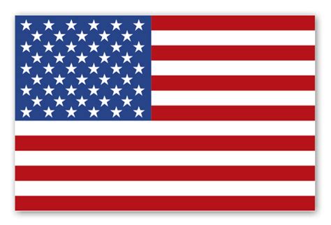 Buy USA Flag Sticker - Die cut stickers | StickerApp