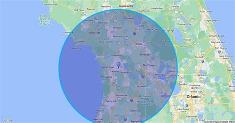 50 Mile Radius : Scribble Maps