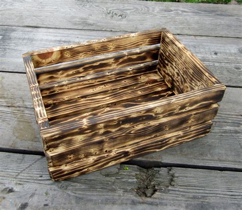 Wood Crate Rustic Home Decor Great For Storage Shelving