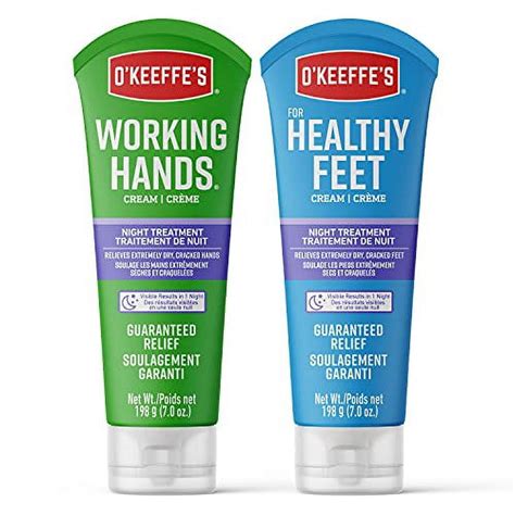 O Keeffe S Working Hands Night Treatment Hand Cream And Healthy Feet