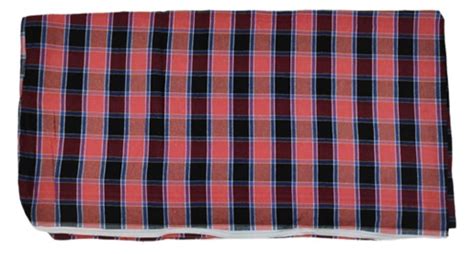 Multicolor Cotton 150 GSM Rectangular Check Mattress Cover For Home