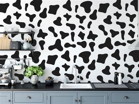 Cow Spot Wall Stickers Cow Spot Decals Cow Pattern Stickers Etsy