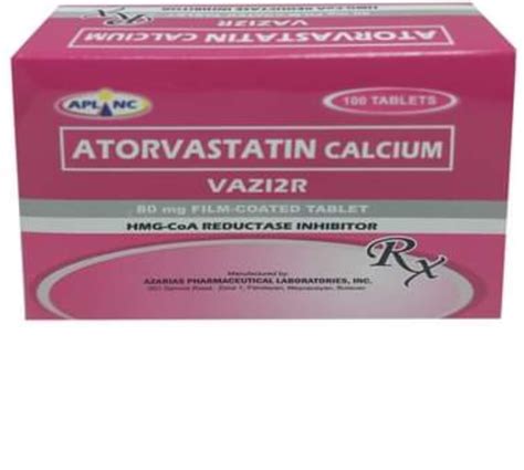 Vazi R Atorvastatin Calcium Mg Film Coated Tablet S Price In The