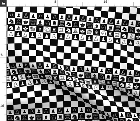 Chess Fabric | Spoonflower