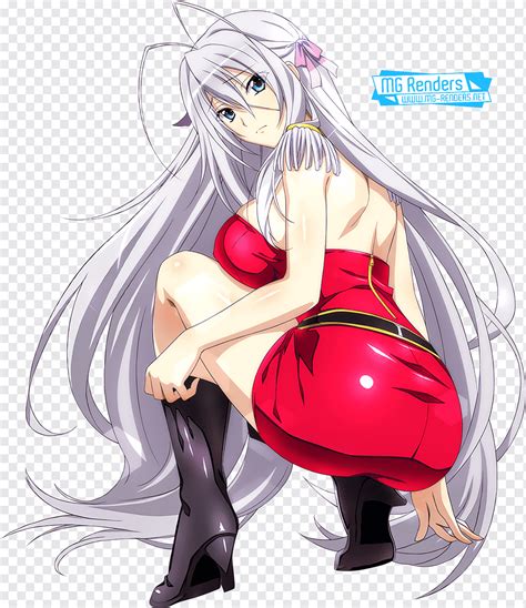 Anime Rossweisse High School Dxd Mangaka Anime Television Cg Artwork Black Hair Png Pngwing