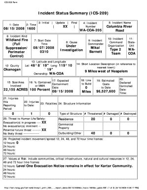 Ics Form Fill Online Printable Fillable Blank Pdffiller