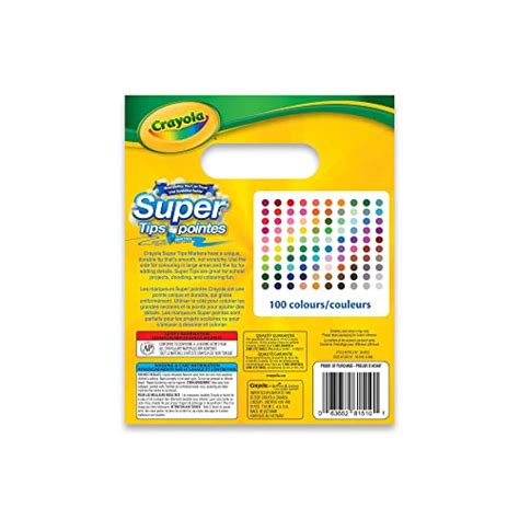 Crayola Super Tips Washable Markers 100 Count Pricepulse