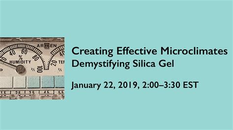 Demystifying Silica Gel For Effective Microclimates American Alliance