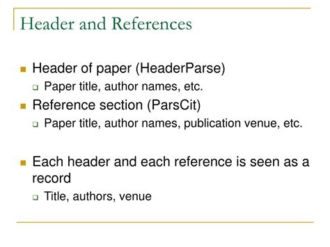 Ppt Matching References To Headers In Pdf Papers Powerpoint