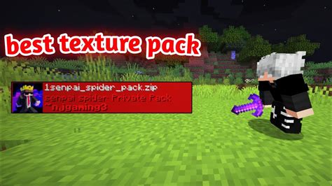 Senpai Spider Pvp Texture Pack For Tluncher Java Edition Youtube