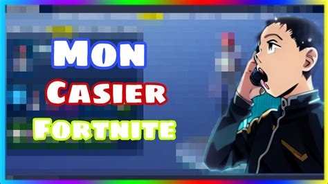 Mon Casier Fortnite Youtube