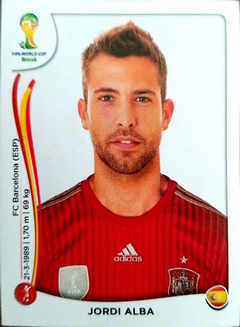 Panini World Cup Stickers Soccer Jordi Alba Ebay