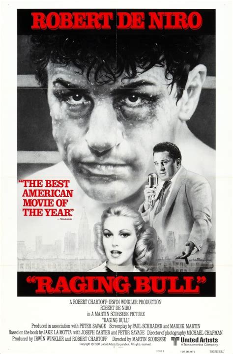 Raging Bull Movie Poster (#2 of 4) - IMP Awards