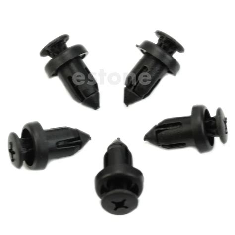 QILEJVS 10Pcs 9mm Nylon Trim Board Panel Retainer Clip For Toyota Push