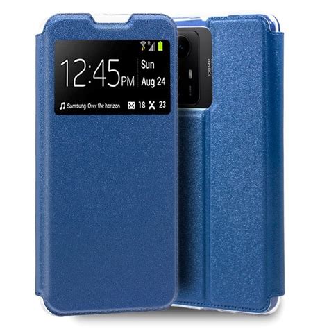 Capa Flip Azul Lisa Legal Para Xiaomi Redmi Note 12s Pccomponentespt