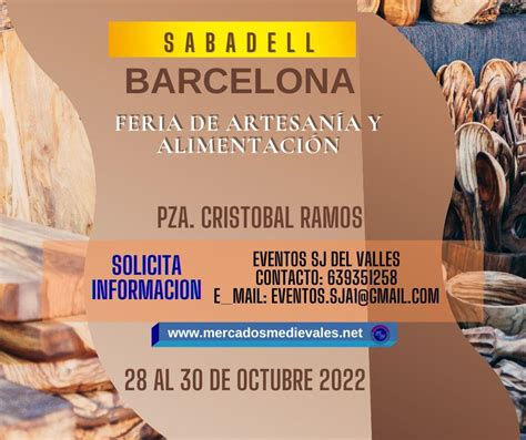 Feria De Artesania Y Alimentacion En Sabadell Barcelona Pza