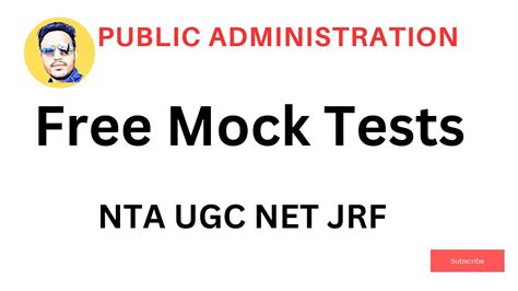 Free Mock Tests On Public Administration NTA UGC NET JRF 2023 YouTube