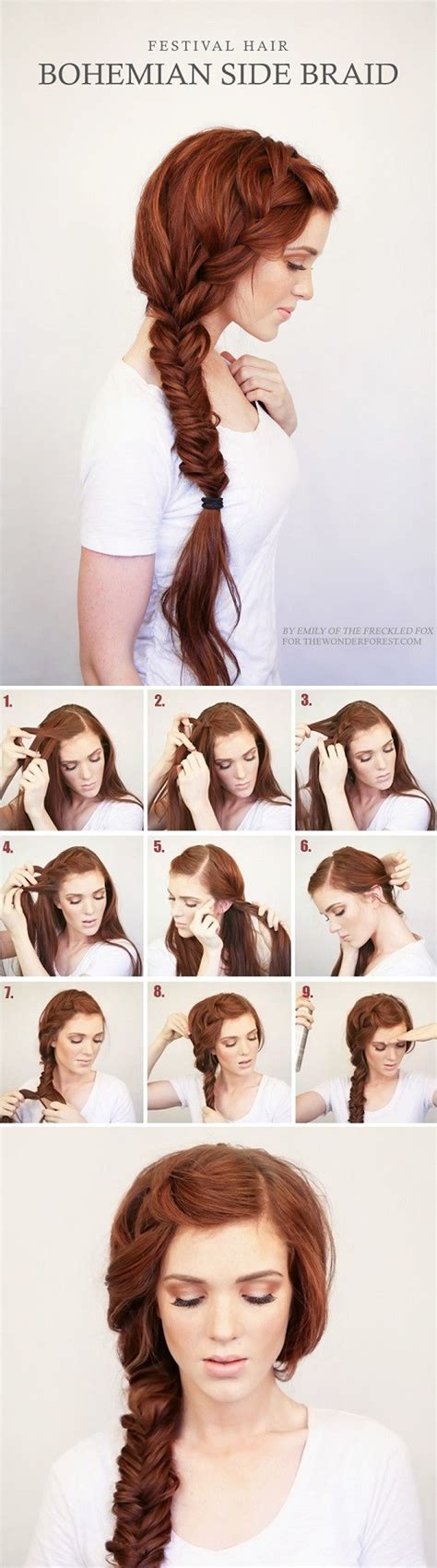 20 Easy Elegant Step By Step Hair Tutorials For Long And Medium Hair