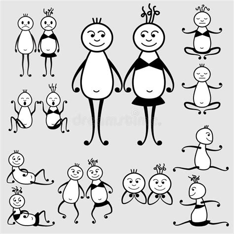 Desenhos De Homens E Mulheres - 6