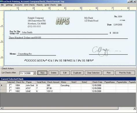 Quickbooks Printable Checks