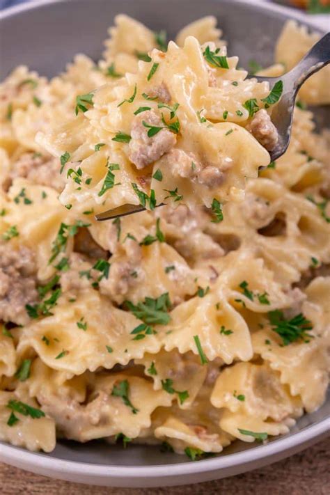 Bow Tie Pasta Alfredo Easy Meal Recipe Dinner Lunch Party Food