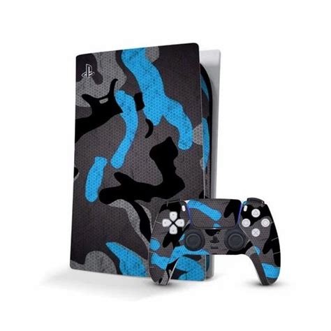 Blue Camo Pattern - Sony Playstation 5 Console Skins at Rs 1899.00 ...