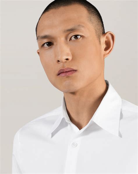 Men S Cotton Poplin Shirt Dunhill US Online Store