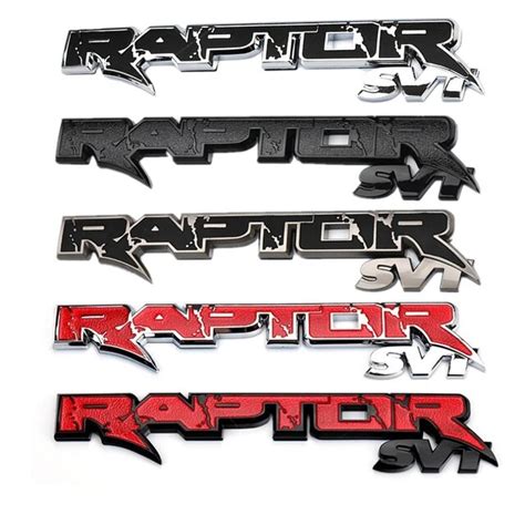 Mobil Styling 3D Huruf Raptorsvt Raptor SVT Logo Decal 50 OFF