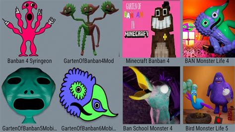 Garten Of Banban Boss Syringeon Minecraft Banban Ban Monster