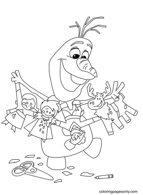 Olaf Coloring Pages - Coloring Pages For Kids And Adults