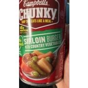 Campbell's Chunky Soup, Sirloin Burger with Country Vegetables, Canned ...