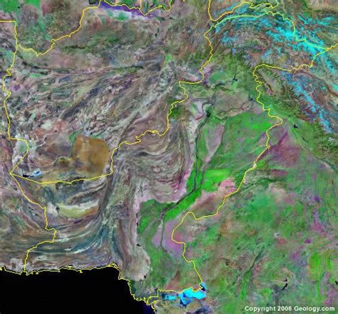 Pakistan Map and Satellite Image