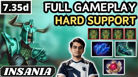 10800 Avg Mmr Insania Undying Hard Support Gameplay 27 Assists Dota