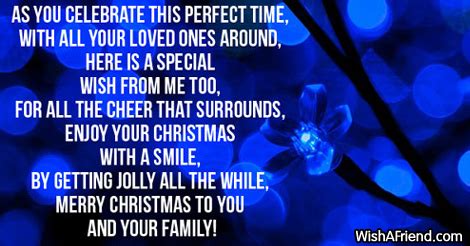 Christmas Poems For Family