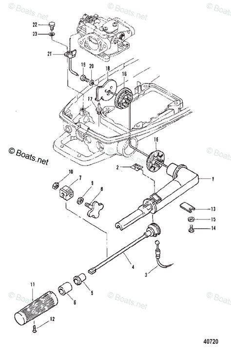 Mercury Marine Hp Cylinder Carburetor Assembly