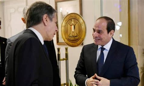 Sisi Says He Blinken Emphasized Egypt Us Partnerships Role In