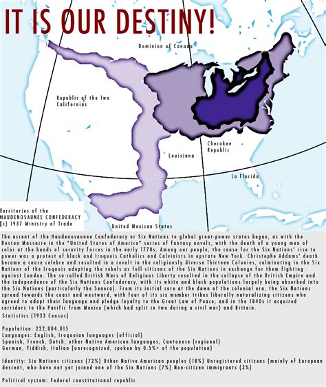 1930s-style map of the Haudenosaunee Confederacy, a "good" counterpart ...