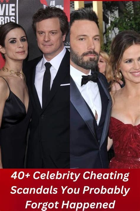 40 Celebrity Cheating Scandals You Probably Forgot Happened Artofit