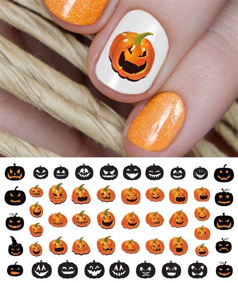 Halloween Pumpkins Nail Decals - Moon Sugar Decals