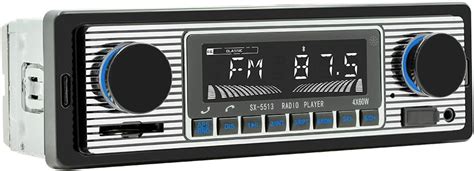 Amazon Classic Single Din Car Radio With Bluetooth Car Stereo Fm