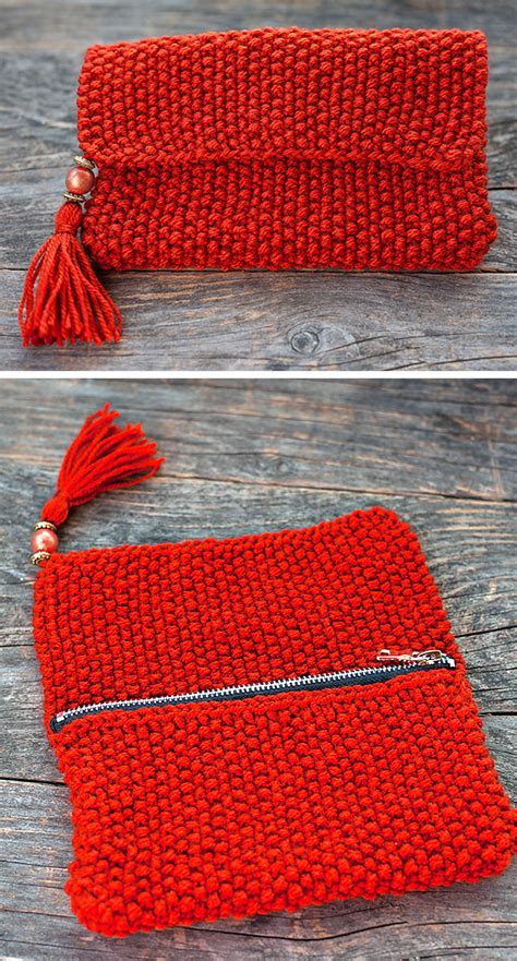 Free Knitting Patterns For Clutch Purse Iucn Water