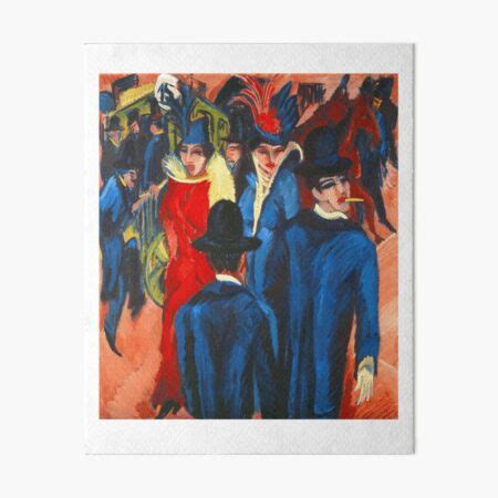 "Ernst Ludwig Kirchner Berlin Street Scene 1913" Art Board Print for ...