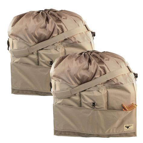 Avery 6 Slot Full Body Goose Decoy Bag In Field Khaki 2 Pack