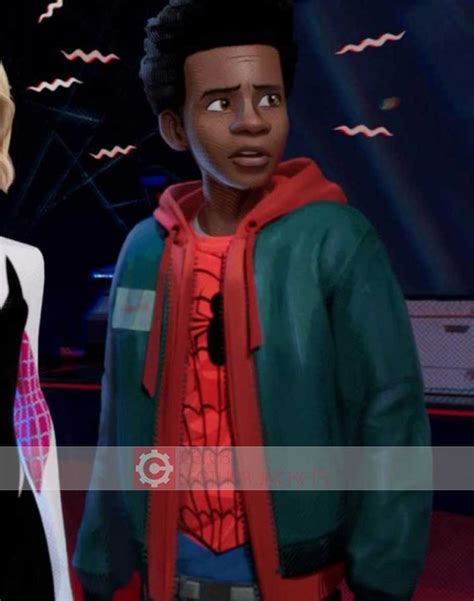 Spider Verse Miles Morales Jacket Hoodie Miles Morales Hoodie