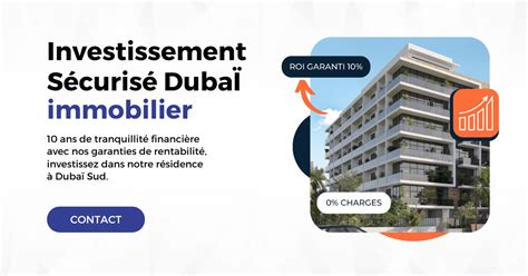 Investissement Immobilier Duba Rentabilit Garantie Sur Ans