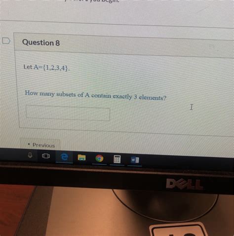 Solved Question 8 Let A 1 2 3 4 How Many Subsets Of A Chegg