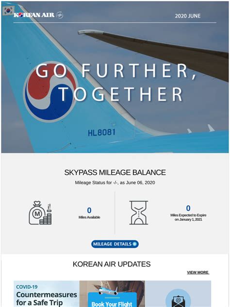 Korean Air Korean Air Your Skypass Insight June Milled