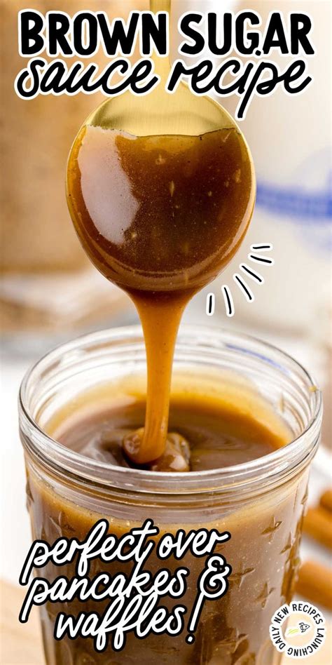 Brown Sugar Sauce | Sweet sauce, Brown sugar sauce recipe, Brown sauce